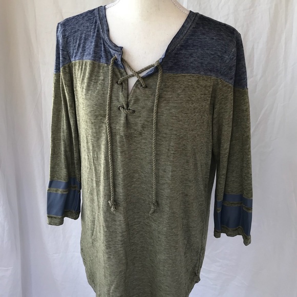 Tie Neck Tee - Picture 2 of 8